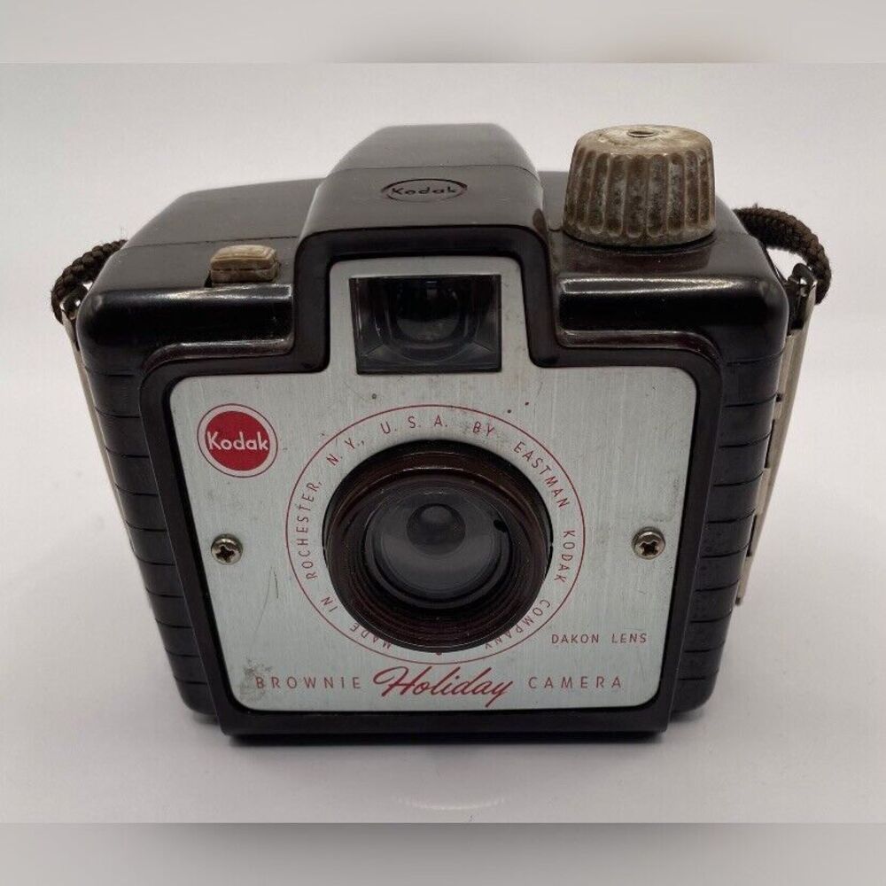 Vintage Kodak Brownie Holiday Film Camera Not Tested